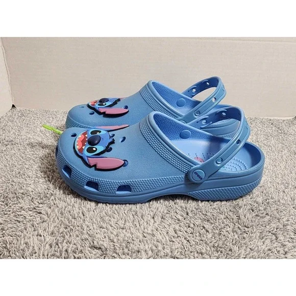 Crocs Disney Stitch Classic Comfort Clogs Clog Size Men's 9 Women's 11 Shoes NWT - Picture 1 of 14